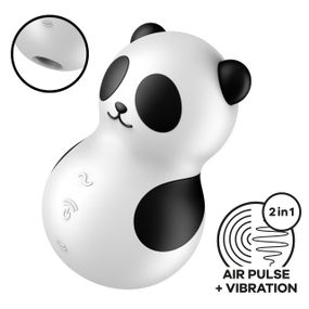Вакуумный стимулятор с вибрацией Satisfyer Pocket Panda, 12 режимов вибрации, 11 уровней вакуума Sex Aura