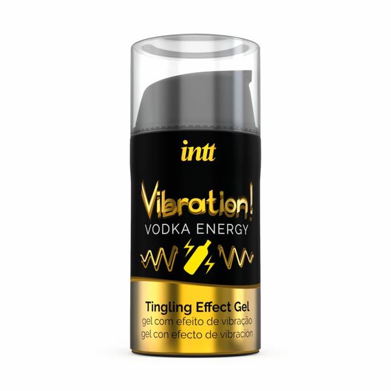 Рідкий вібратор Intt Vibration Vodka (15 мл), густий гель, дуже смачний, діє до 30 хвилин | Зображення 1