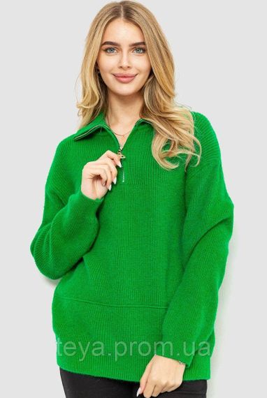 Светр жіночий vz, колір зелений, розмір One Size FA_008182