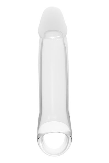 Насадка на пеніс Dreamtoys Ramrod з кільцем для мошонки, прозора Sex Aura