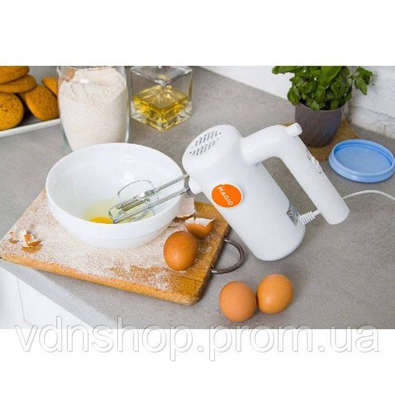 Миксер для приготовления теста и кремов, Миксер для домашнего кондитера Бытовой с насадками RU-78 | Зображення 6