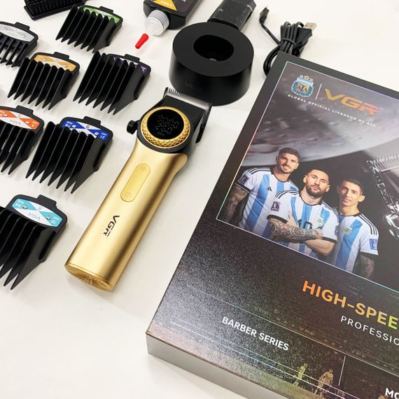 Професійна машинка для стрижки голови, Професійний тример з набором насадок, Електромашинка для стрижки YH-35 | Зображення 4