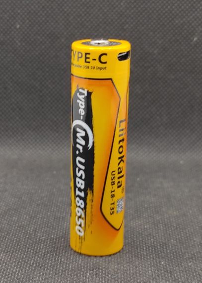 Аккумулятор LiitoKala 18650 USB-18-T35 3,6V 3500mA | Зображення 2