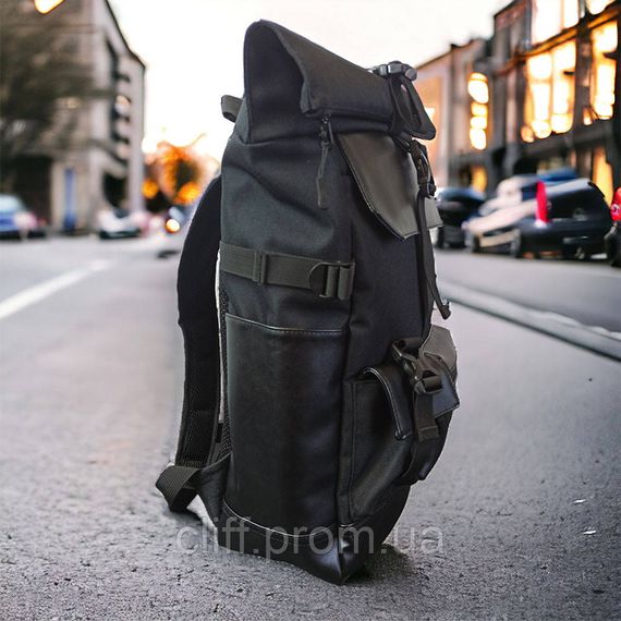 Рюкзак Rolltop чоловічий жіночий для подорожей і ноутбука , Ролтоп великий для міста | Зображення 3