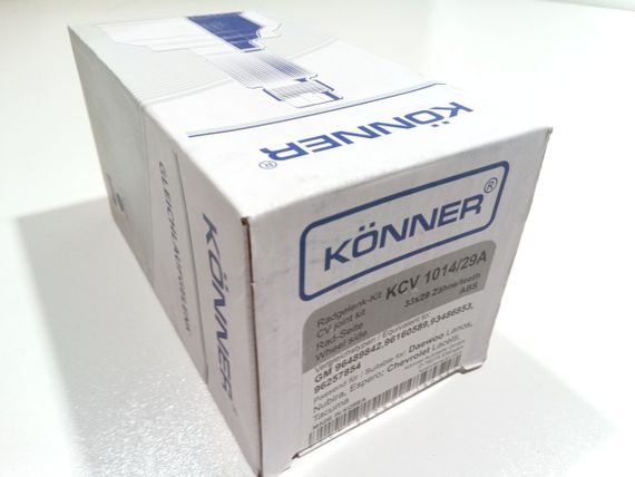 ШРУС Lanos 1.6/Lacetti 1.8 зовнішній Konner (KCV-1014/29A) з АБС, дрібний шліц (29х33) (96489842) | Зображення 1