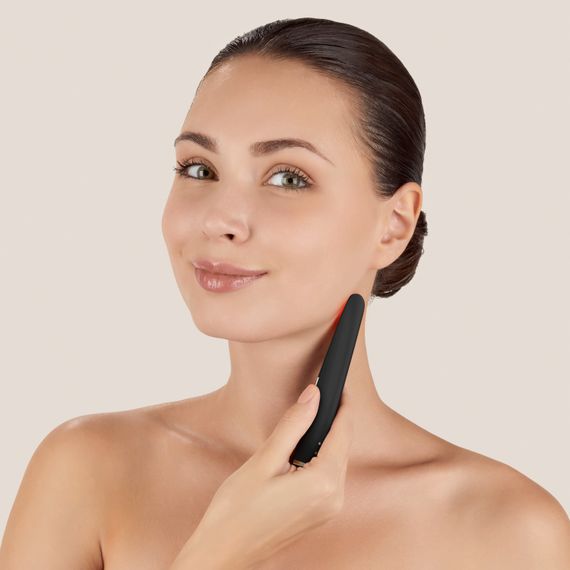 Пристрій для зміцнення і тонізації шкіри обличчя GESKE Skin Firming Wand 7в1 starlight, Сірий | Зображення 3