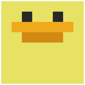 Розпис на полотні "Качка" 15021-AC 30x30 см