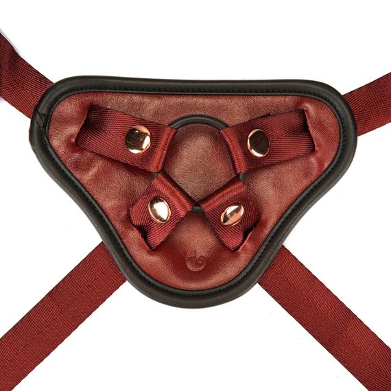 Трусики для страпона Liebe Seele Wine Red Strap-on Harness | Зображення 2