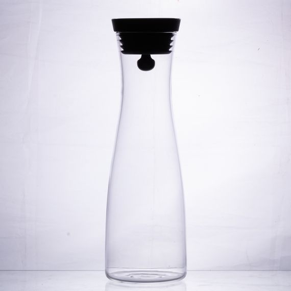 Скляний графин з кришкою 1 л для води, соку, лимонаду HP-19-42