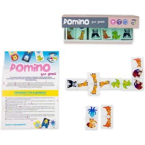 Детская настольная игра "Домино Limited edition" 30737, 28 карточек