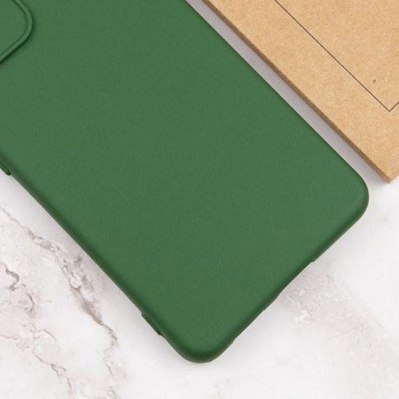 Чехол Silicone Cover Lakshmi Full Camera (A) для Xiaomi Poco X5 5G / Redmi Note 12 5G Зеленый / Dark green | Зображення 3