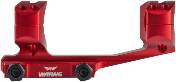 Кріплення-моноблок Warne X-Skeleton Mount. d - 30 мм. Ultra High. Weaver/Picatinny. Red | Зображення 3