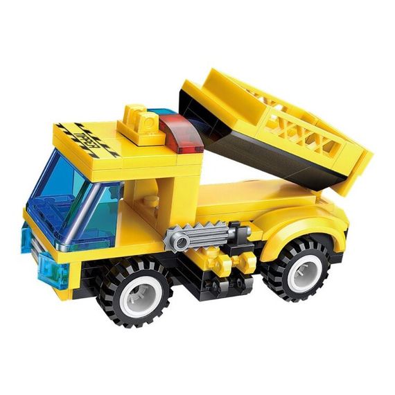 Дитячий Конструктор Qman 1408-1-8 транспорт, 76 дет  (Semi Trailer)