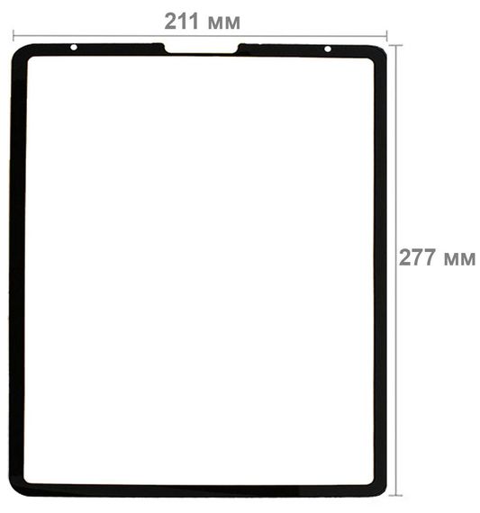 Захисне скло BeCover 10D для планшета Apple iPad Pro 12.9" 2020 / 2021 / 2022 - Black | Зображення 2