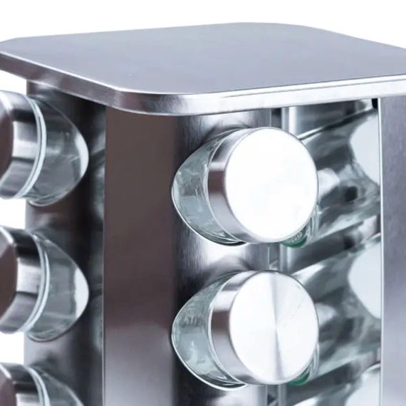 Набір для спецій на підставці 12 баночок по 100 мл HP15290 | Зображення 3