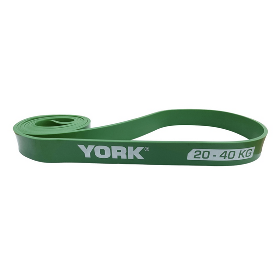 Резинка для фітнесу York 20-40кг - 2080x32x4,5 мм, зелений | Зображення 1
