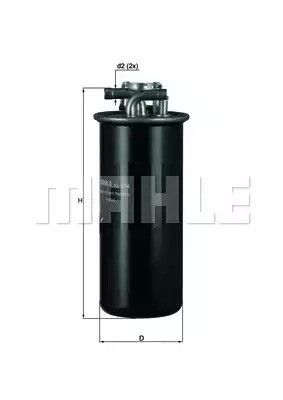 Фільтр паливний MAHLE/KNECHT Audi, MAHLE/KNECHT (KL454) | Зображення 2