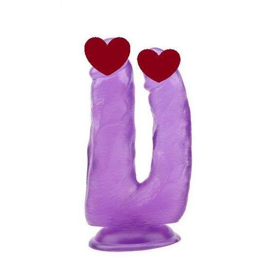 Фалоімітатор подвійний 6.3 Inch Dildo, Purple Sex Aura