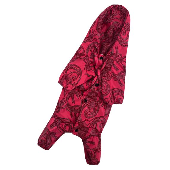 Дощовик ДЛЯ ДIВЧАТ візерунки малиновий MD-11 | Зображення 3