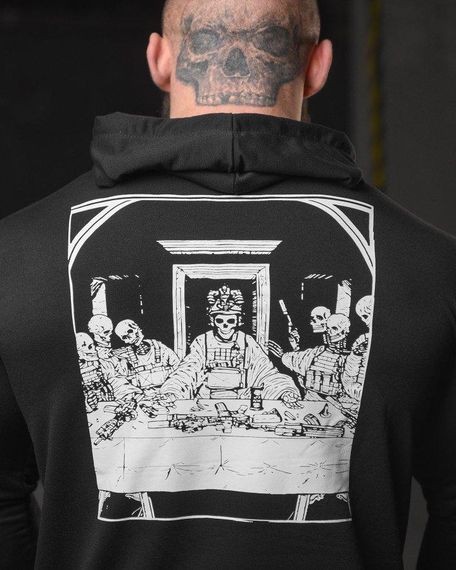 Худі maklin supper чорний НП4892 | Зображення 1