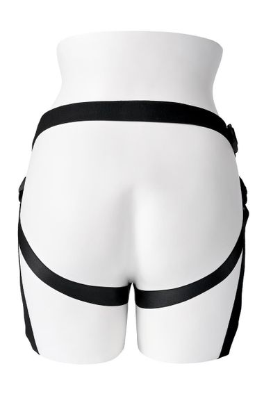 Трусики-ремни для страпона Gender X черные sexstyle | Зображення 2