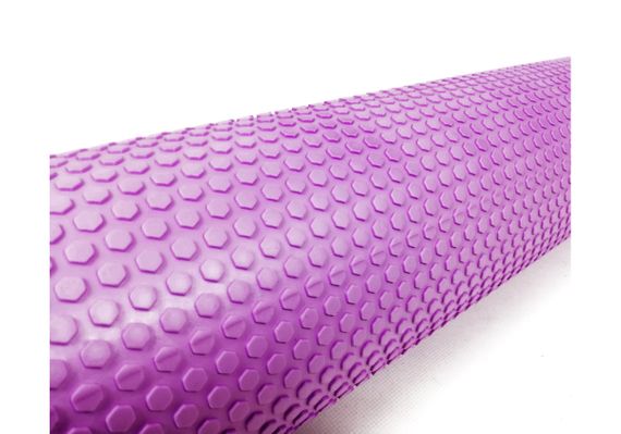 Масажний ролик EasyFit Foam Roller 90 см Фіолетовий (EF-2034-V) | Зображення 1