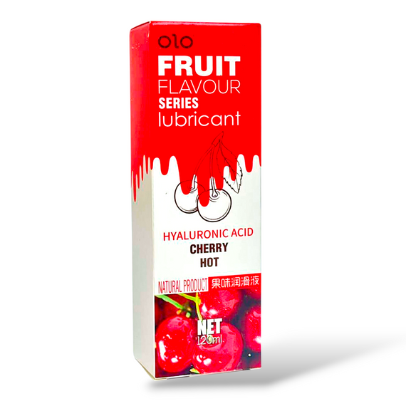 Оральный лубрикант Olo Fruit FLAVOUR со вкусом спелой вишни, водная основа 120 мл Sex Aura | Зображення 1