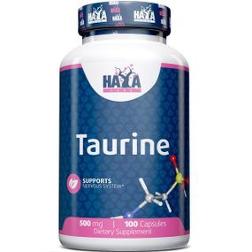 Таурін Haya Labs Taurine 500 mg 100 Caps