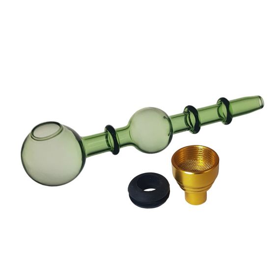 Скляна Трубка Вапорайзер "Oil pipe Bamboo Green" | Зображення 1