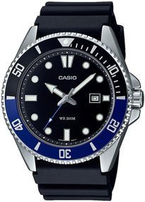 Годинник наручний кварцовий чоловічий водонепроникний оригінальний Casio MDV-107-1A2VEF