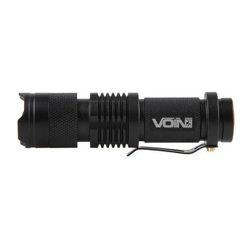 Ліхтарик ручний VOIN VL-3028, LED XPE, 100Lm, зум, алюміній, 1хАА (не в комплекті) | Зображення 1