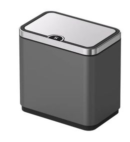 Відро для сміття сенсорне прямокутне Koer TC-020212-07 12 л графіт (KR5585)