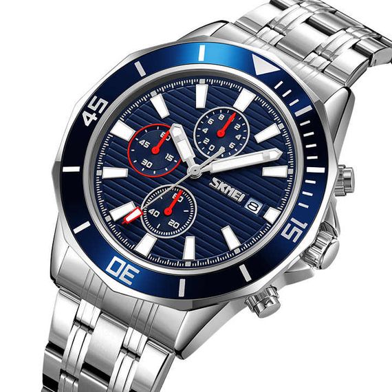 Годинник наручний чоловічий SKMEI 9335SIBU | Зображення 1