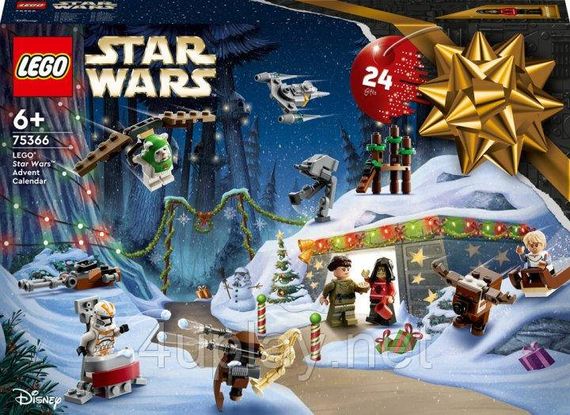Конструктор LEGO Star Wars Advent Calendar Оригинал Новогодний адвент календарь ЛЕГО Звездные войны 2023-2024