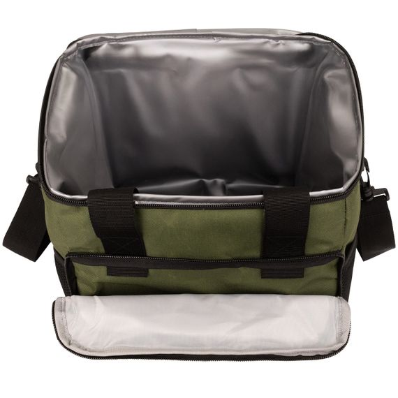Термосумка Tribe Cooler 10 л, сумка-холодильник трайб туристична для риболовлі, походу, пікніка, зелена, зберігає холод | Зображення 6