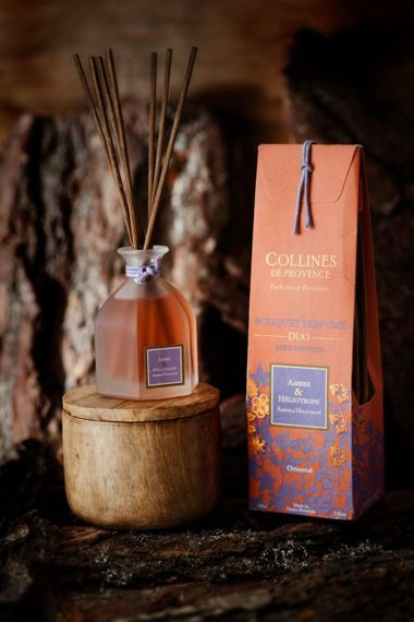 Amber & Heliotrope (Амбра і Геліотроп) аромадифузор Collines de Provence, 100 мл | Зображення 1