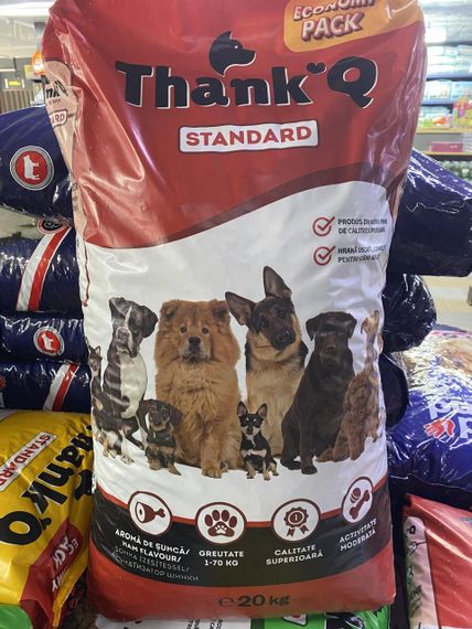 🐶 Сухий корм для собак Thank’Q Standard зі смаком стейку, 20 кг (Economy Pack) | Зображення 2