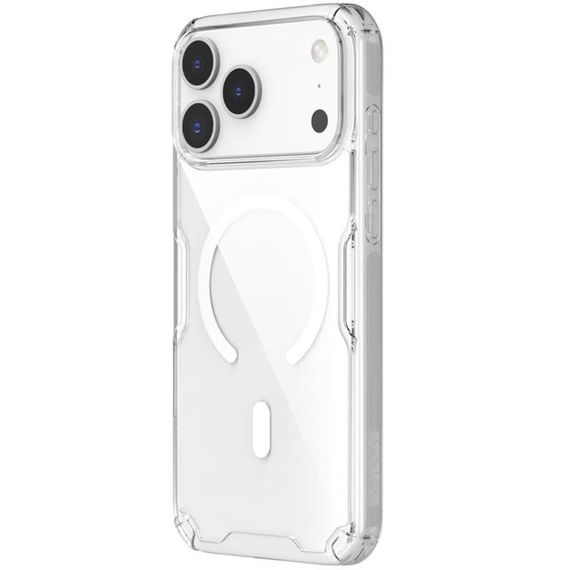 TPU чохол Nillkin Nature Pro Magnetic для Apple iPhone 17 Pro Max (6.9") Безбарвний (прозорий) | Зображення 2