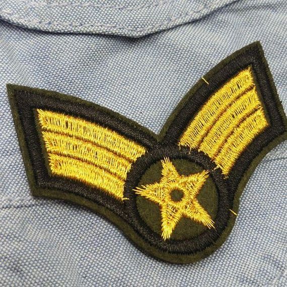 Термоаплікація, нашивка на одяг 4х6см "U.S.Army" | Зображення 1