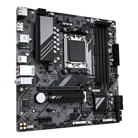 Материнская плата GIGABYTE B650M D3HP sAM5 B650 4xDDR5 M.2 HDMI DVI mATX B650M_D3HP | Зображення 1