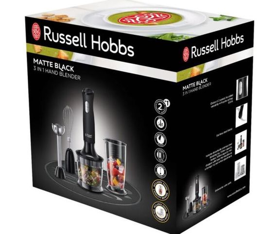 Занурювальний блендер Russell Hobbs 24702-56 Matte Black 3in1 | Зображення 5