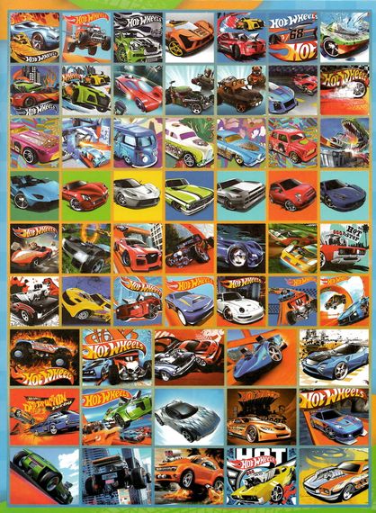 Розмальовка Hot Wheels А4 + 114 наліпок KLM 2110 Jumbi (6922203546014) | Зображення 3