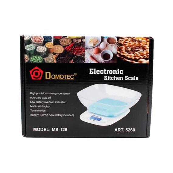 Ваги кухонні електронні до 7 кг ACS 125 / Настільні ваги з чашею для кухні | Зображення 9