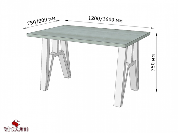 Стол обеденный Metall-Design Прайм 7501200750 | Зображення 3