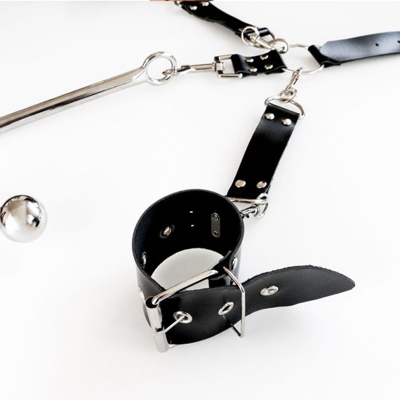 Бондажний набір із металевим анальним гаком №3 Art of Sex Beatrice Bondage set with anal hook №3 | Зображення 4