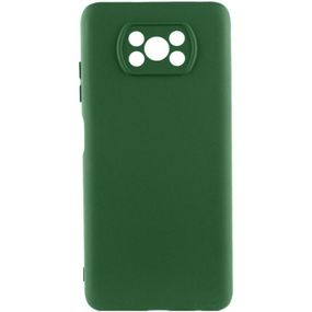 Чохол Silicone Cover Ummi Lakshmi Full Camera (AA) для Xiaomi Poco X3 NFC / Poco X3 Pro Зелений / Dark green