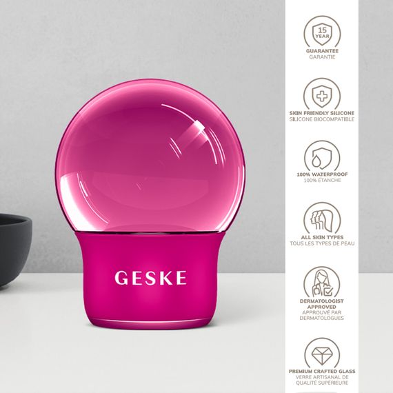 Масажер для обличчя і тіла GESKE Cool&Warm Face and Body Massager 7в1 magenta | Зображення 2