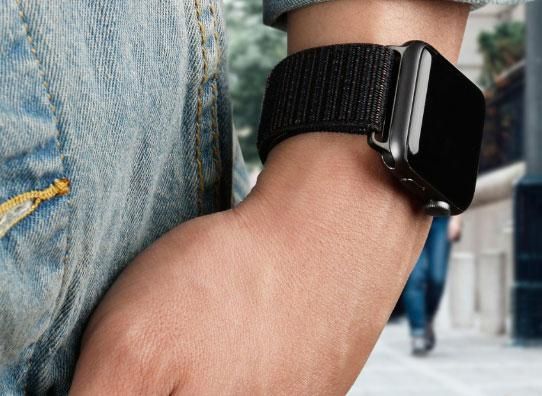 Нейлоновий ремінець Primo для Apple Watch 38mm / 40mm / 41mm - Black | Зображення 5