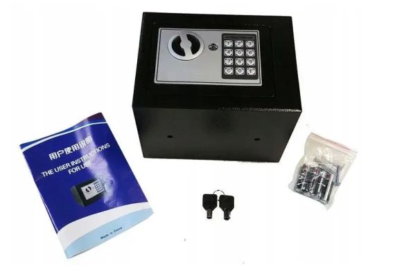 Сейф меблевий для дому офісу електронний, домашній сейф із замком електронним, LOGIC | Зображення 1