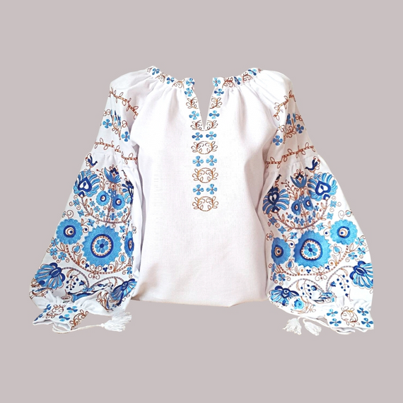 Рубашка Украинская вышиванка 221210 цвет белый размер XXL | Зображення 1